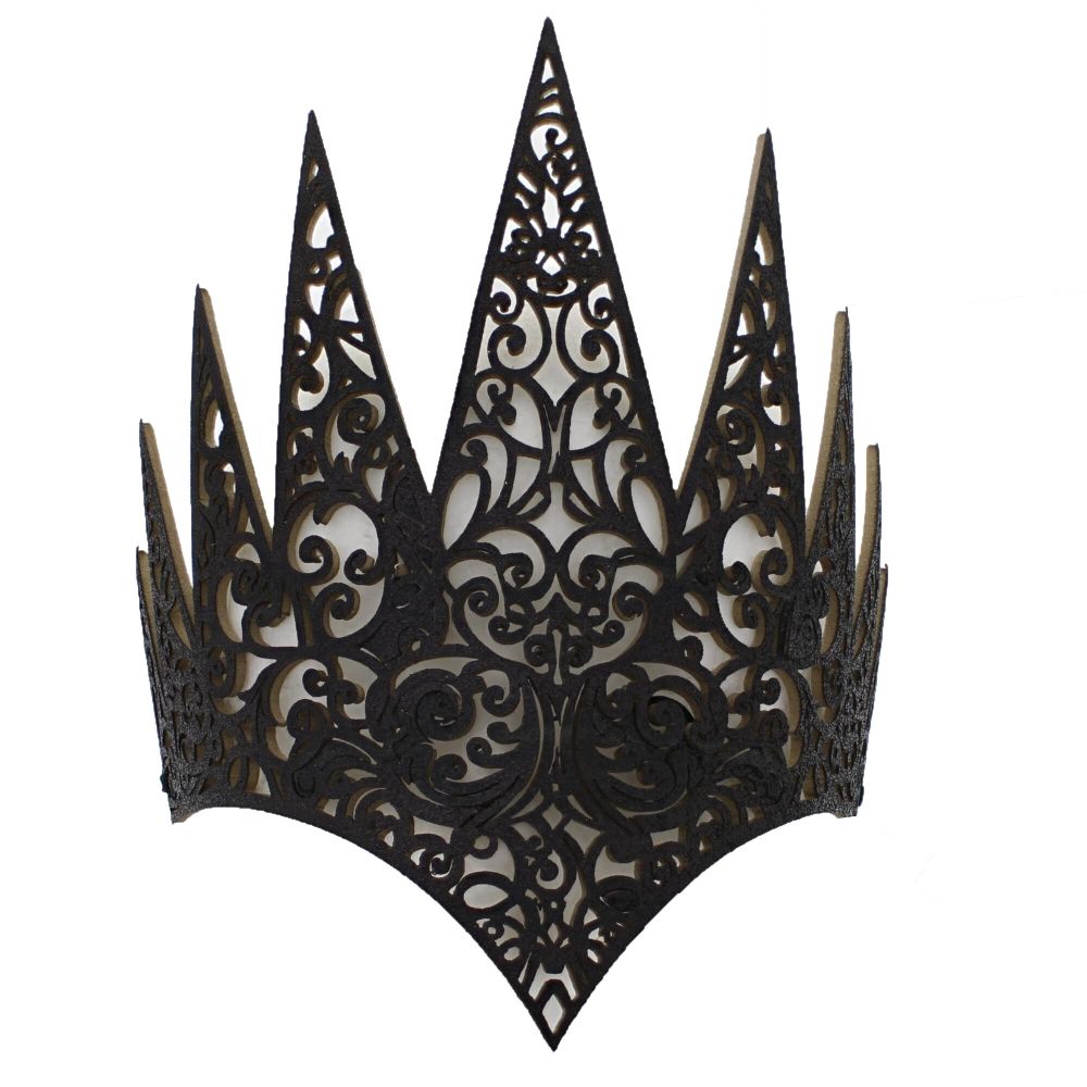 Zac's Alter Ego - Crown Kostuum Haarband - Zwart